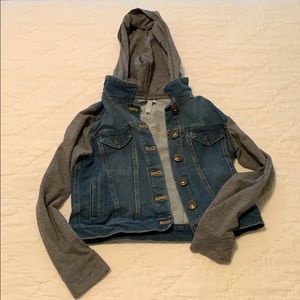 Girls Matilda Jane denim/jersey Jacket EUC size 8